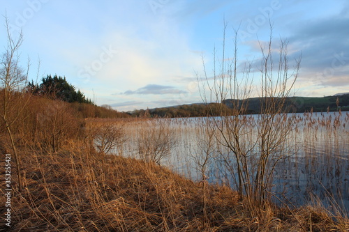 Lough Macnean Lower  County Fermanagh  N. Ireland on winter day