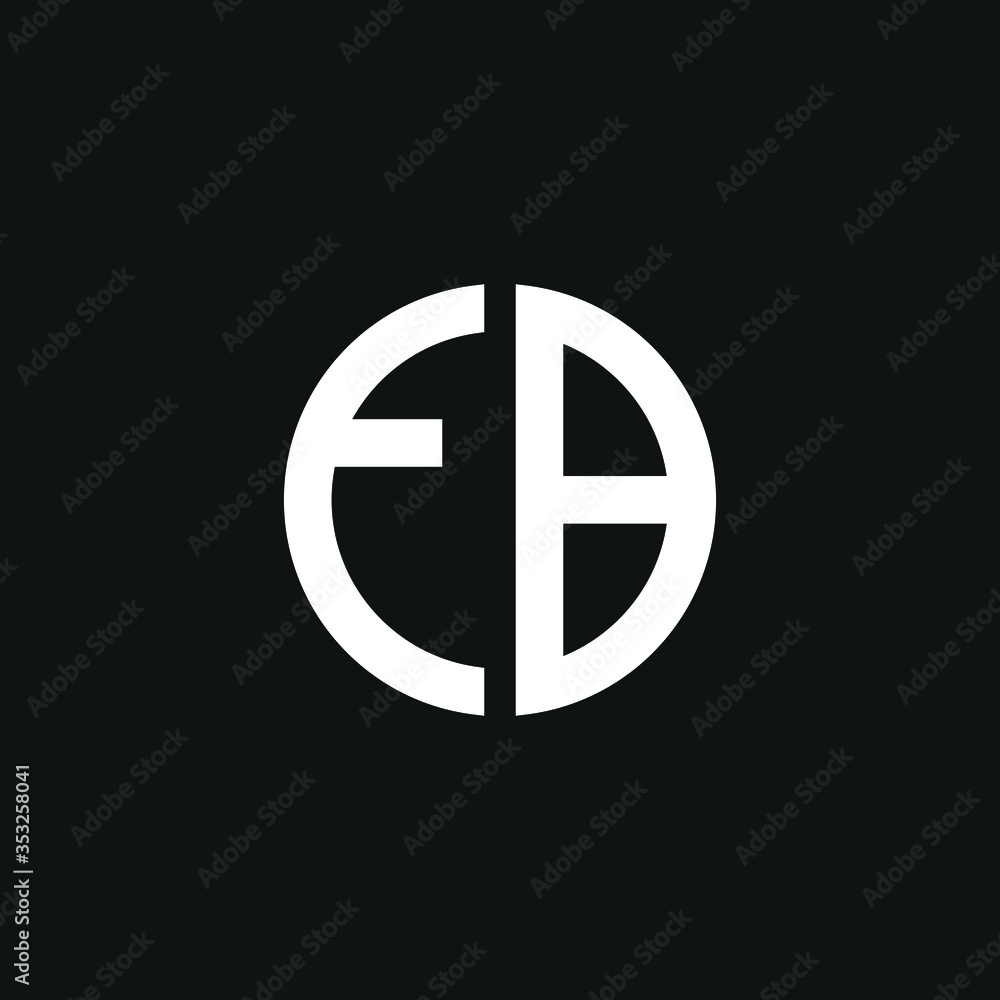 Minimalist abstract line art letter YB logo. This logo icon incorporate with two letter in the creative way. Minimalist abstract line art letter YB logo. This logo icon incorporate with two letter in the creative way.