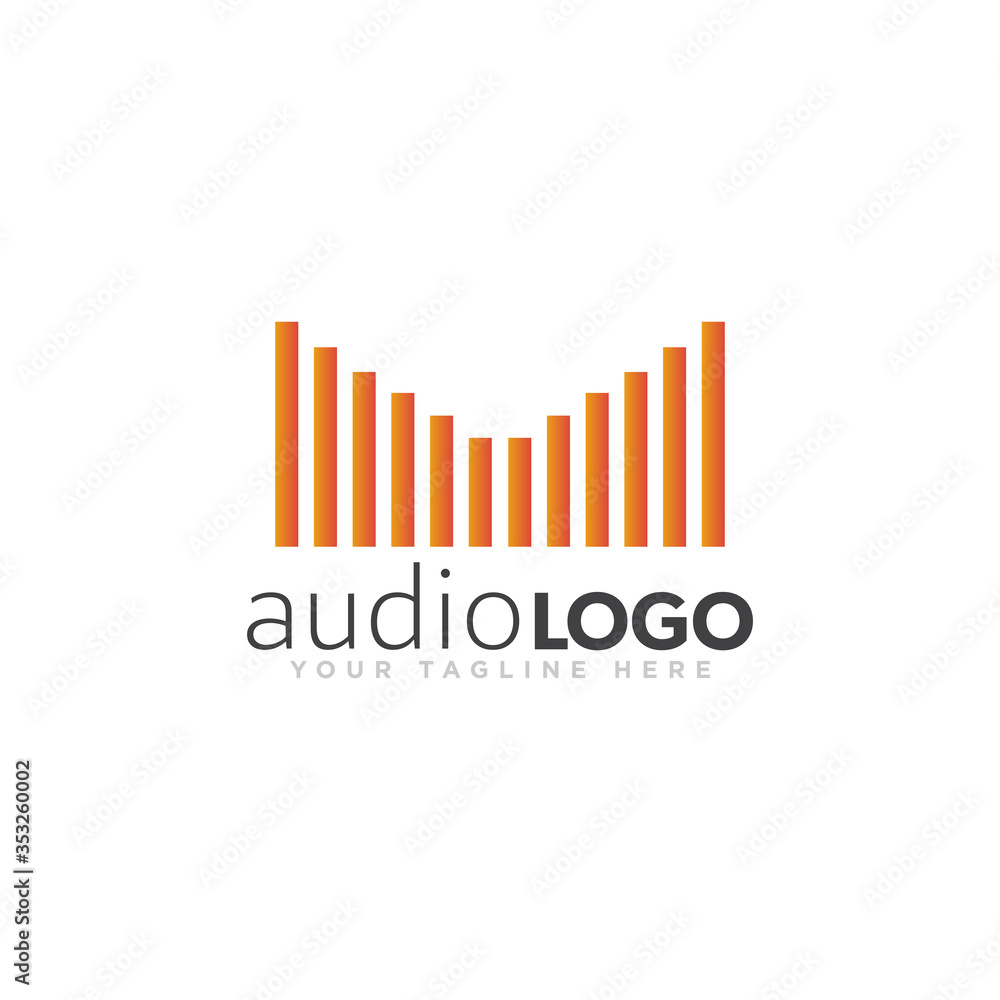 Sound Logo Concept Design Vector Sound Logo Concept Design Vector