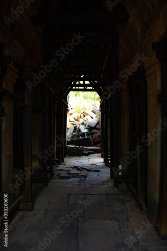 A beautiful view of Angkor Wat temple at Siem Reap, Cambodia.