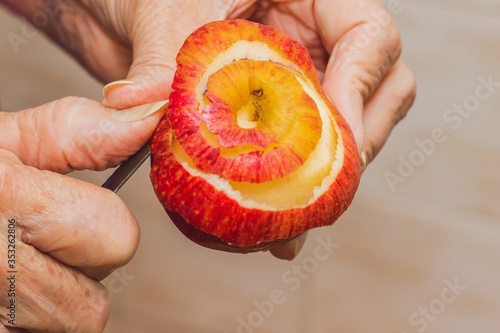 delicious apples background photo