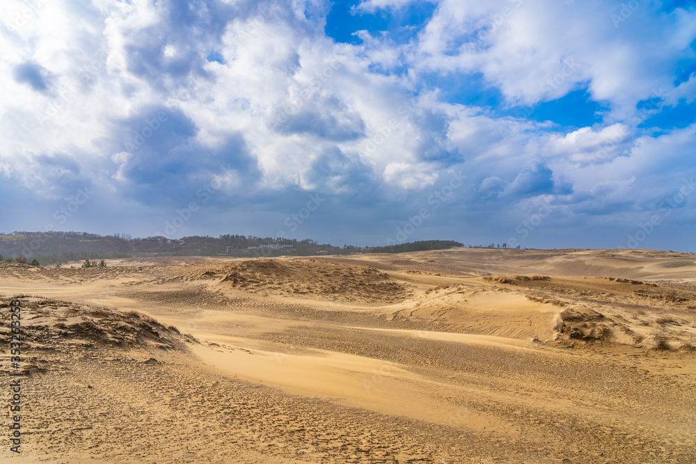 Tottori Sand Dunes (Tottori The largest dune in Japan, a part of the Sanin Kaigan National Park in Tottori Japan foto de Stock | Stock