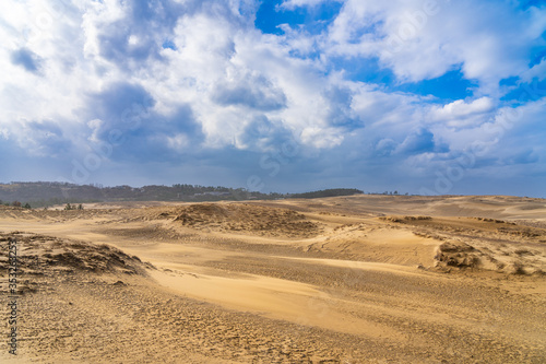 Tottori Sand Dunes (Tottori Sakyu). The largest sand dune in Japan, a part of the Sanin Kaigan National Park in Tottori Prefecture, Japan