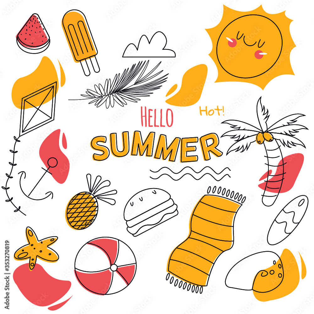 elementos de verano