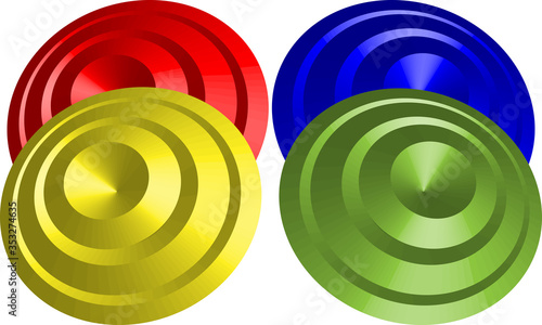 illustration vector graphic of gambar 3d unik. Great for home decoration