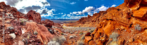 Amazing landscape in Valley of Fire