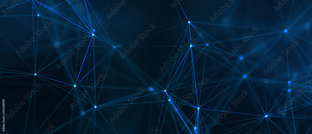 Abstract futuristic - technology with polygonal shapes on dark blue background. Design digital technology concept. 3d illustration. Abstract futuristic - technology with polygonal shapes on dark blue background. Design digital technology concept. 3d illustration.