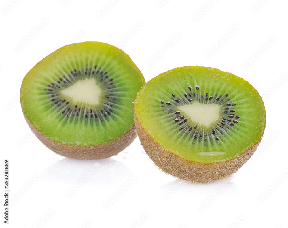 kiwi fruit isolated on white background kiwi fruit isolated on white background