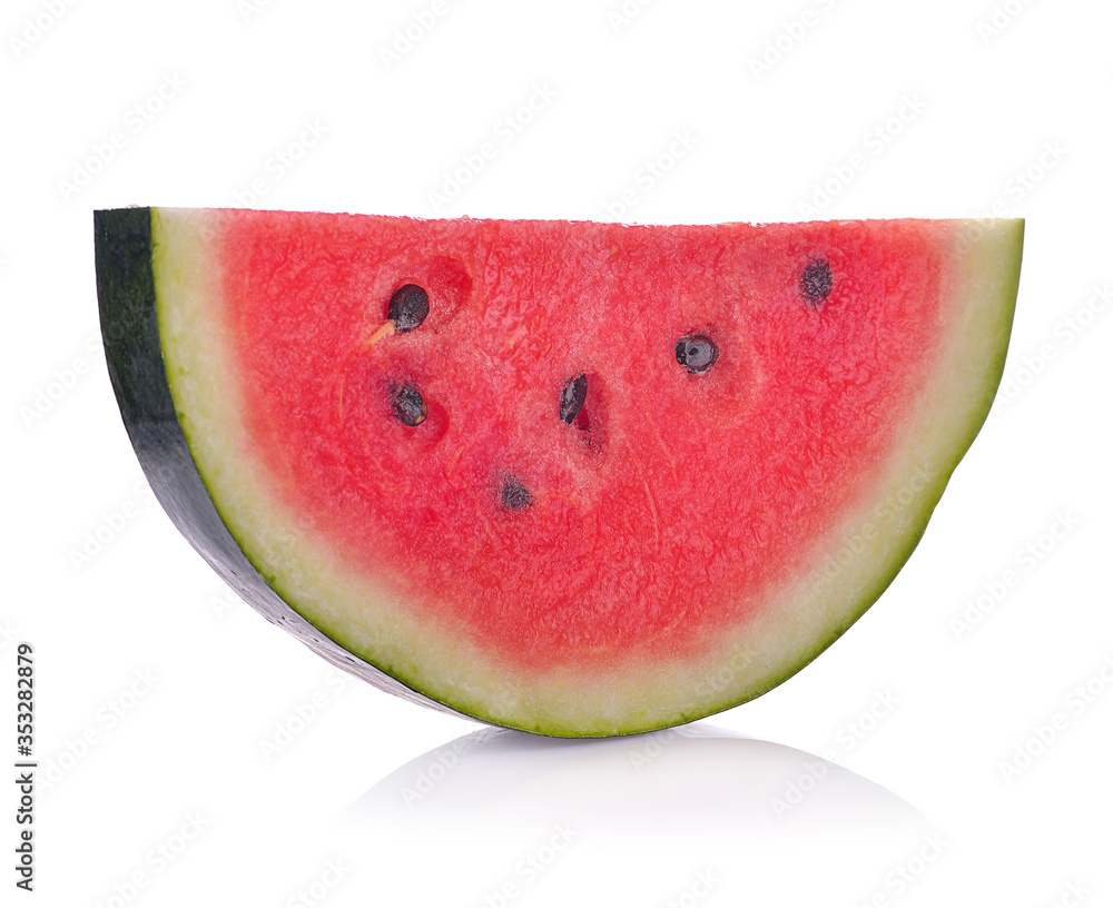 Watermelon isolated on white background. Watermelon isolated on white background.