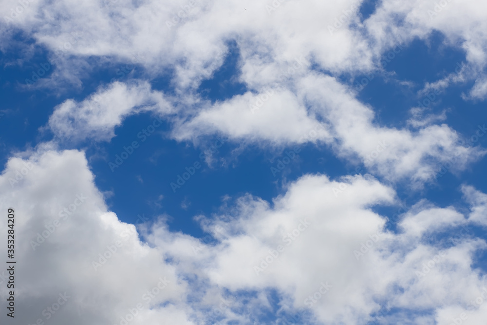 Beautiful scenery images of white clouds and blue sky Beautiful scenery images of white clouds and blue sky