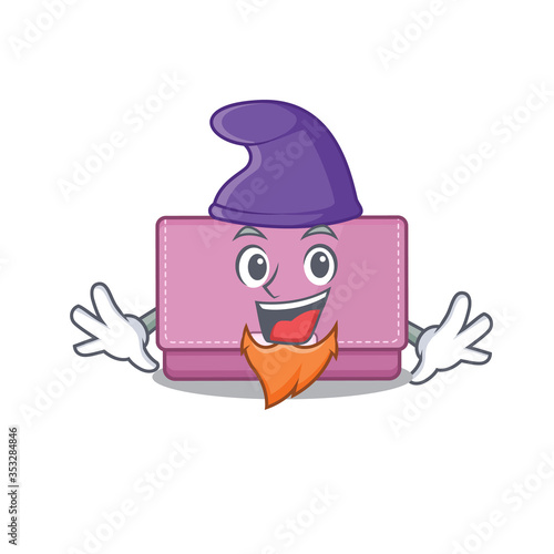 An adorable cartoon design of womens wallet as an Elf fairytale character