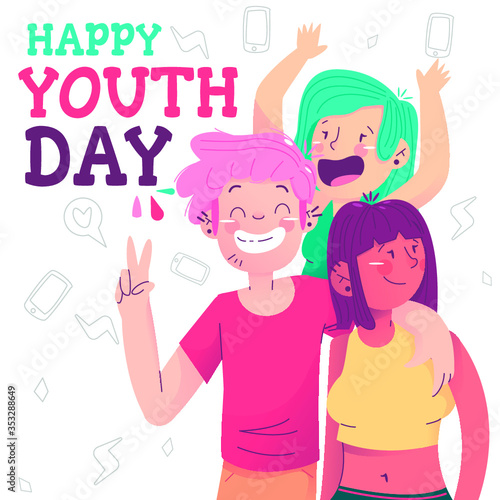 Jovenes en su dia