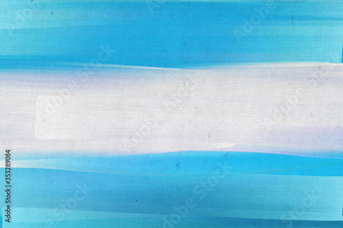 Hand painted Argentina national flag
