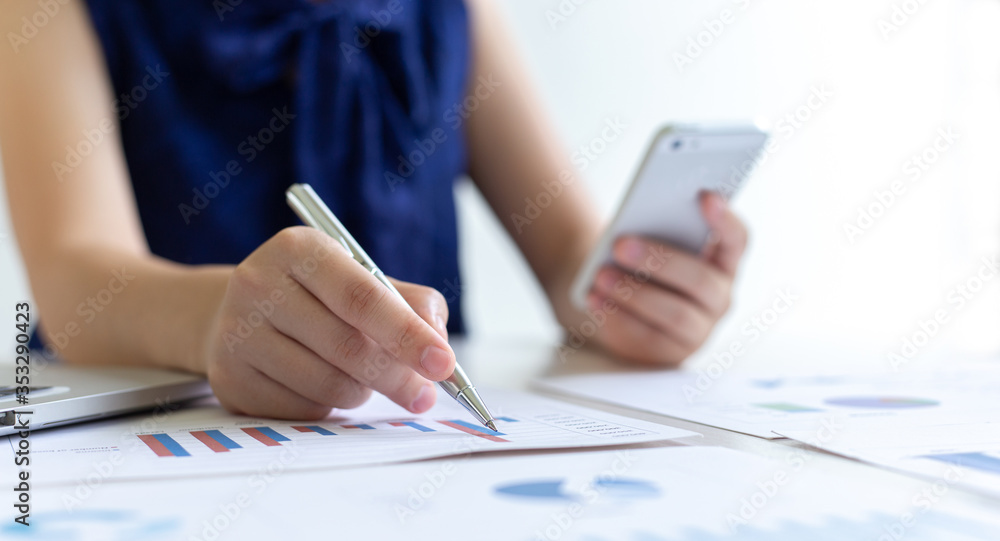 Head of marketing has analyzed the financial income graph of the company in order to develop the structure of the company to be ready for the economy in the future. Financial results analysis concept. Head of marketing has analyzed the financial income graph of the company in order to develop the structure of the company to be ready for the economy in the future. Financial results analysis concept.