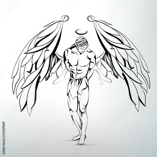 angel with wings