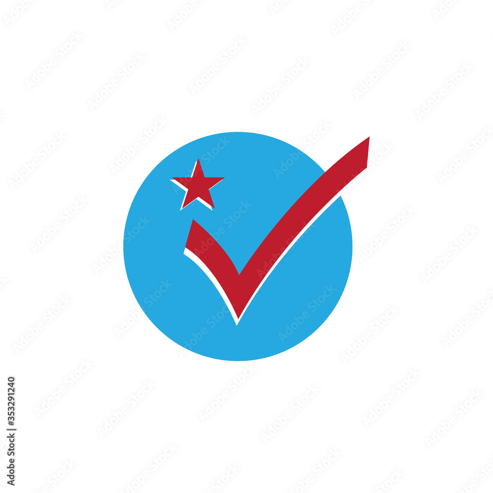 Check Mark Logo Template vector Check Mark Logo Template vector