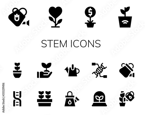 stem icon set
