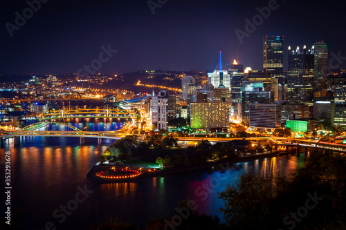 Pittsburgh Lights from Mount Washingtom © Paul Fisher