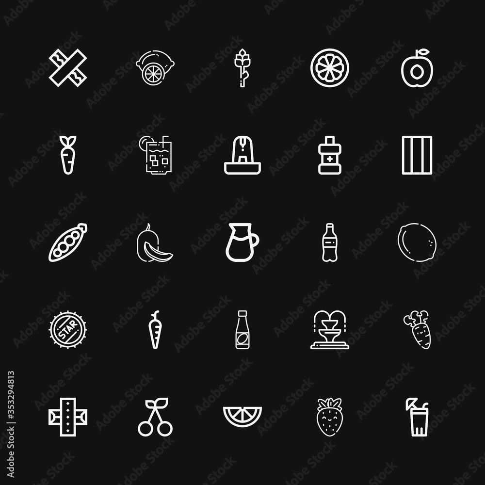 Editable 25 freshness icons for web and mobile Editable 25 freshness icons for web and mobile