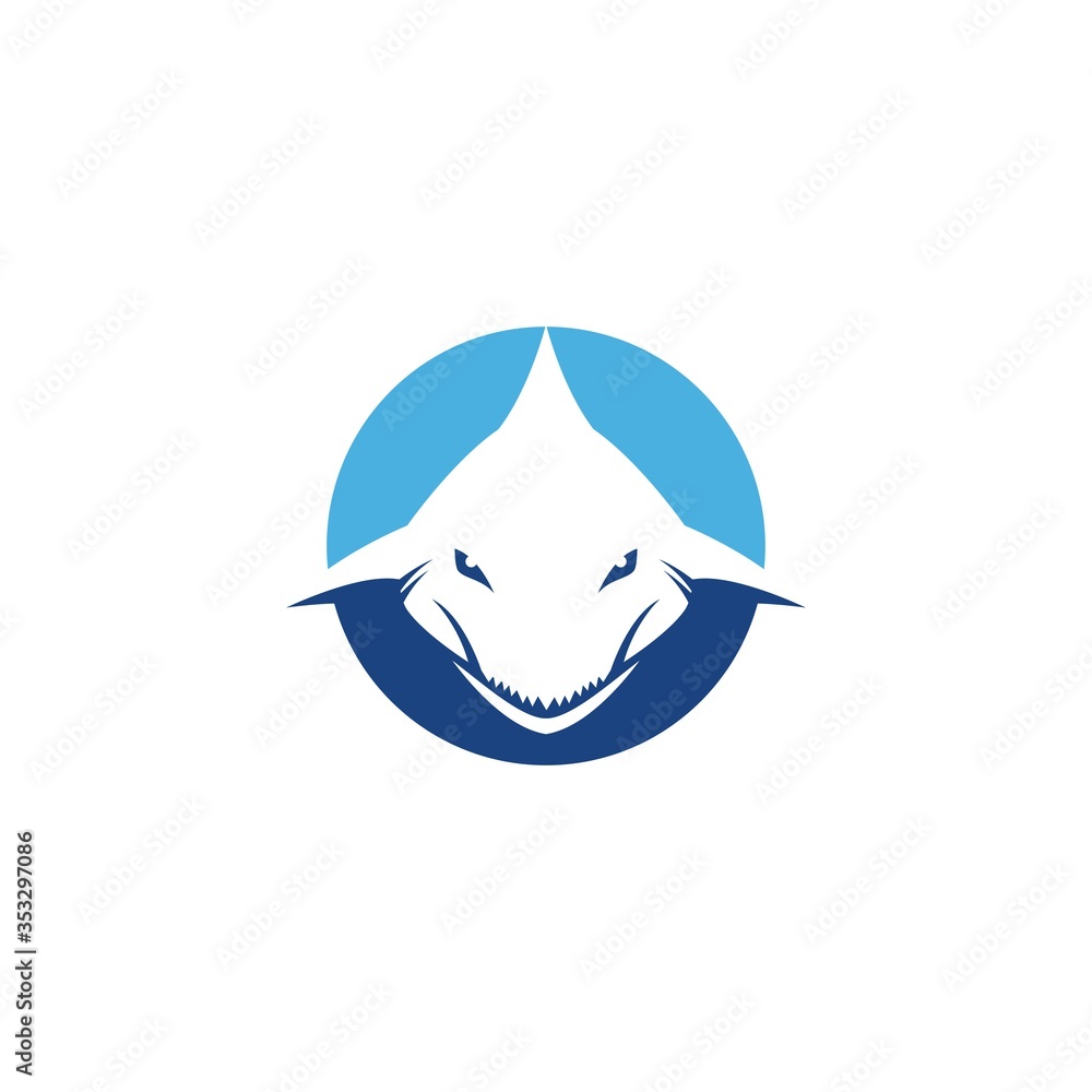 Fototapeta premium Shark Logo