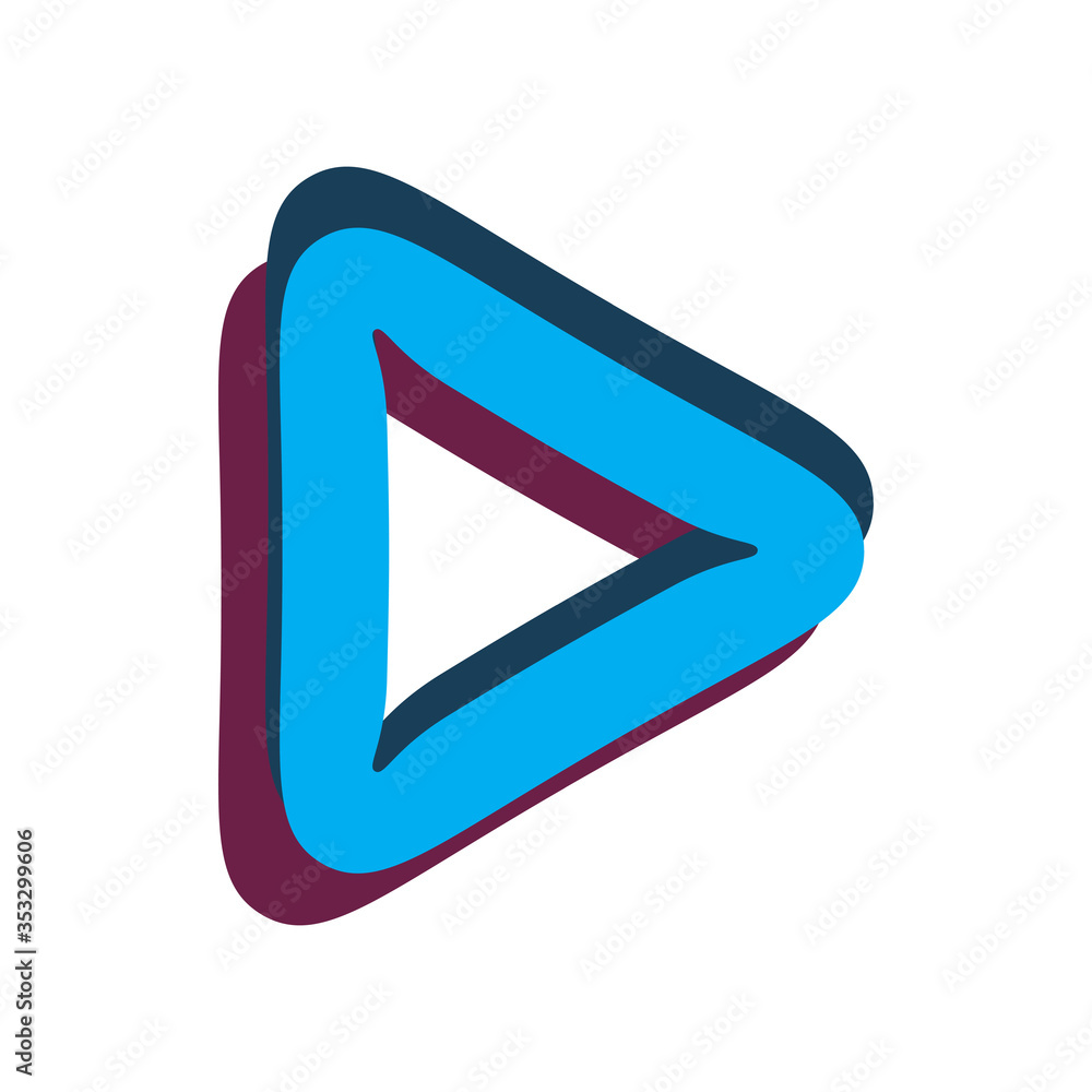 triangle play media group logo design triangle play media group logo design