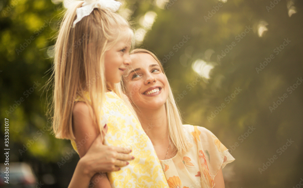 Fototapeta premium I wish I'll always have my mother by my side.