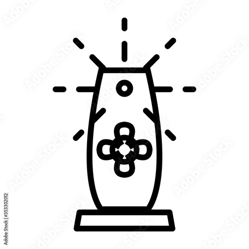 Air freshener icon, outline icon