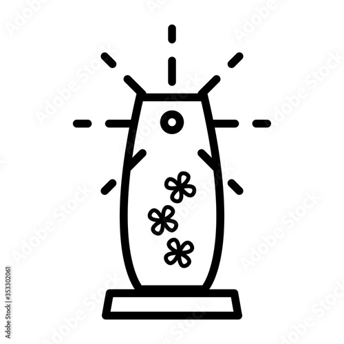 Air freshener icon, outline icon