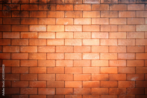 red brink wall background