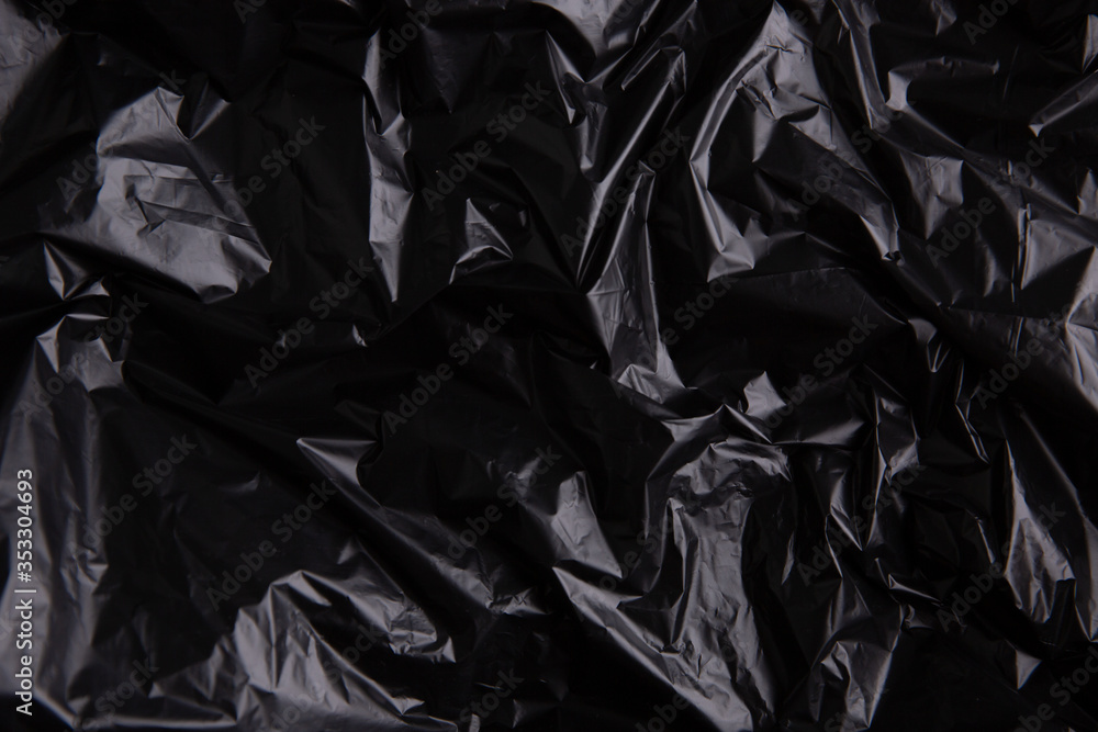 Black fabric texture for background.