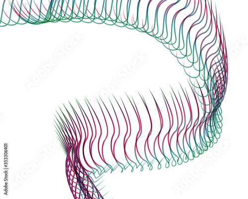 Abstract background blend wave line design for Wallpaper, Banner, Background, Card, Book Illustration, landing page