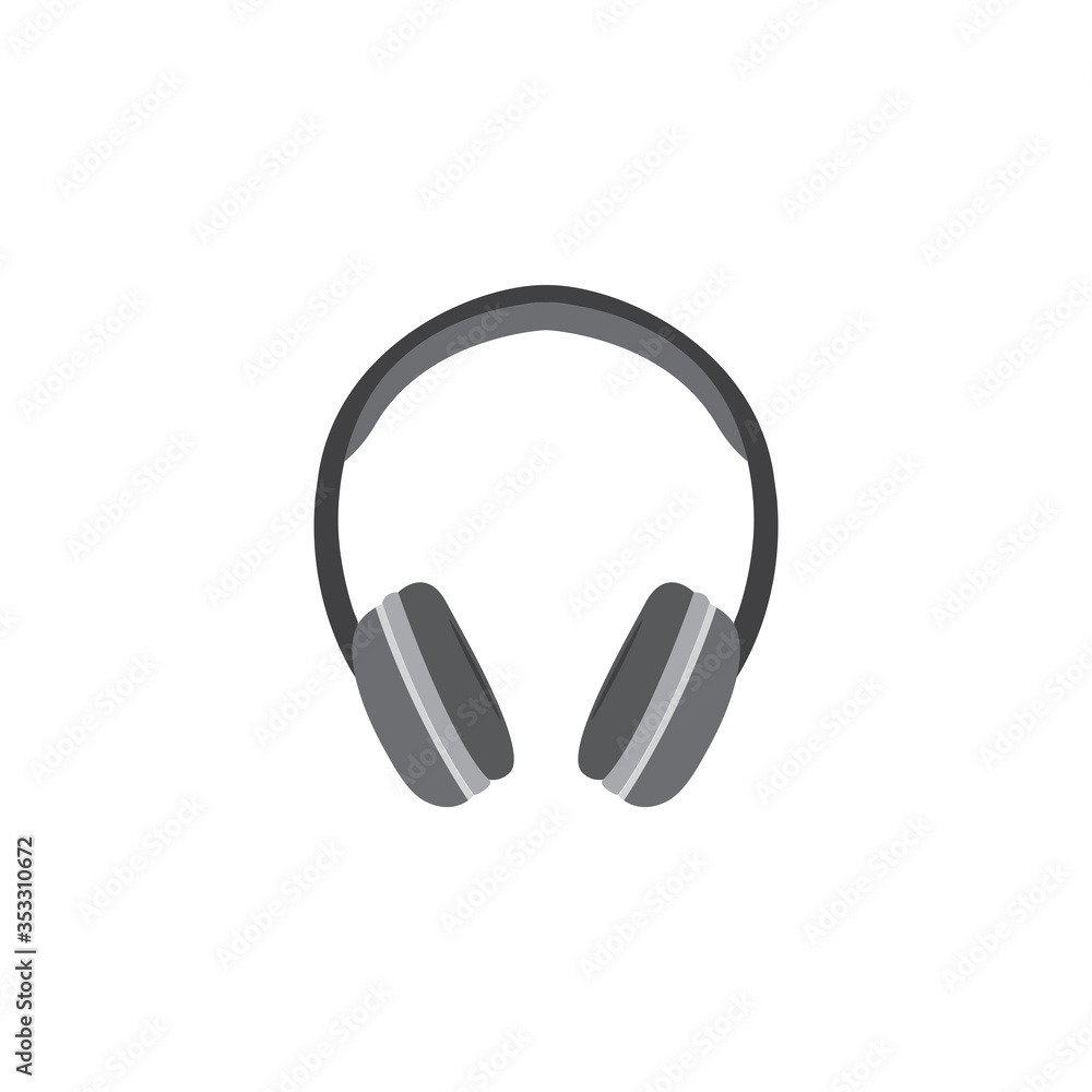 Headphone graphic design template vector isolated Headphone graphic design template vector isolated