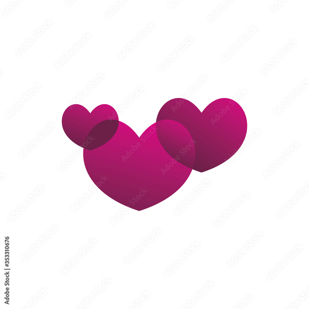 full color group love hearth logo design full color group love hearth logo design