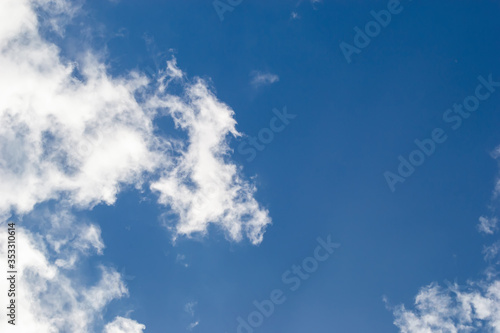 cloud with blue sky background