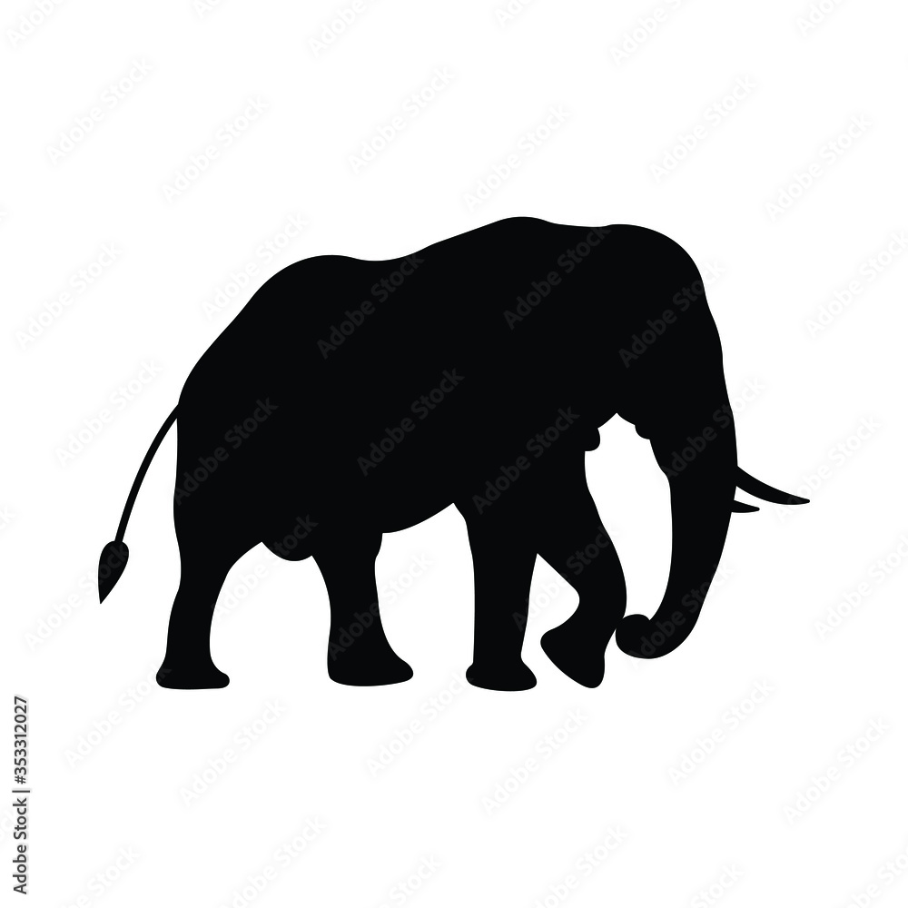 Obraz premium elephant vector illustration
