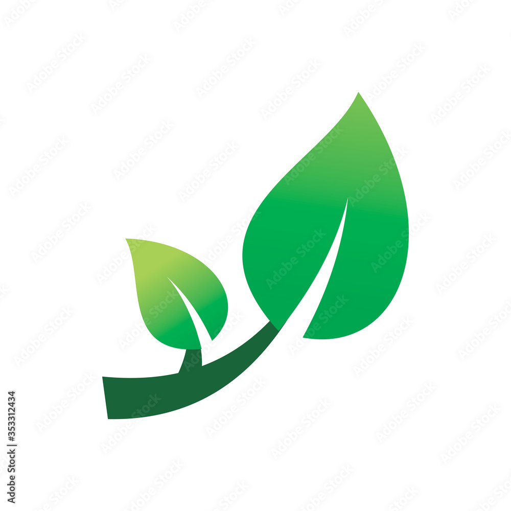 green nature leaf plant tree logo design green nature leaf plant tree logo design