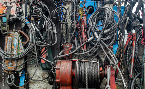 tool set of chain for transport machine