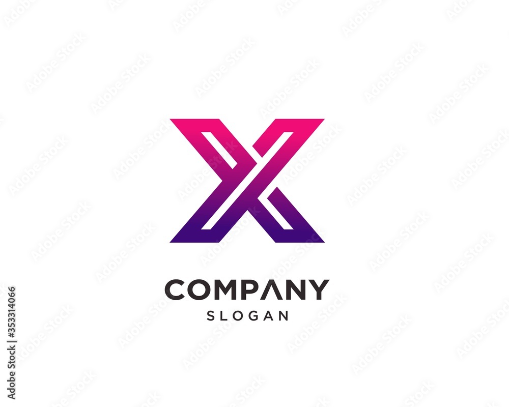 Modern Creative Letter X Logo Design Template Modern Creative Letter X Logo Design Template