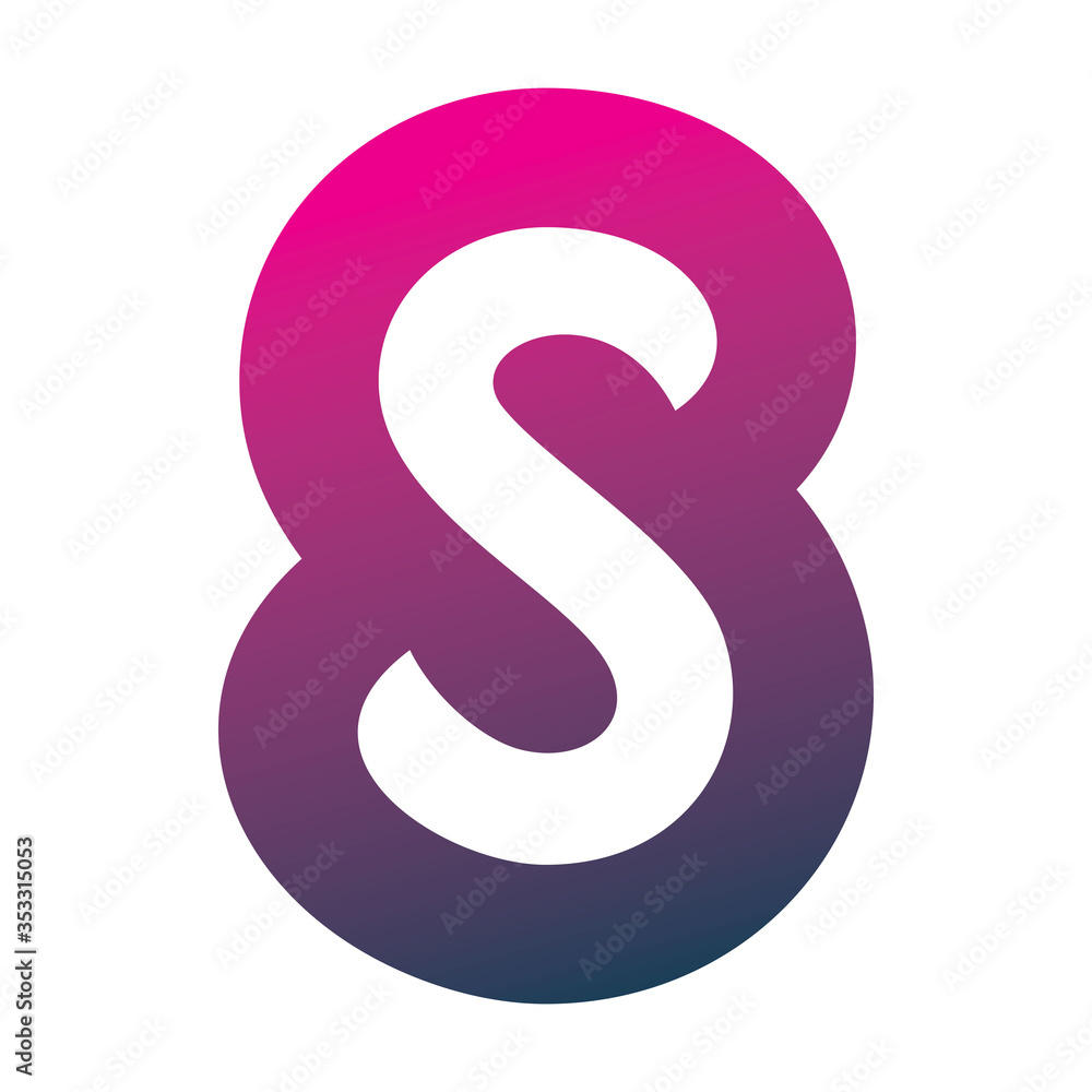 modern full color letter s logo design modern full color letter s logo design