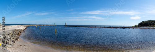 Panel kuchenny z motywem Mrzezyno - Baltic sea Poland, Morze Baltyckie