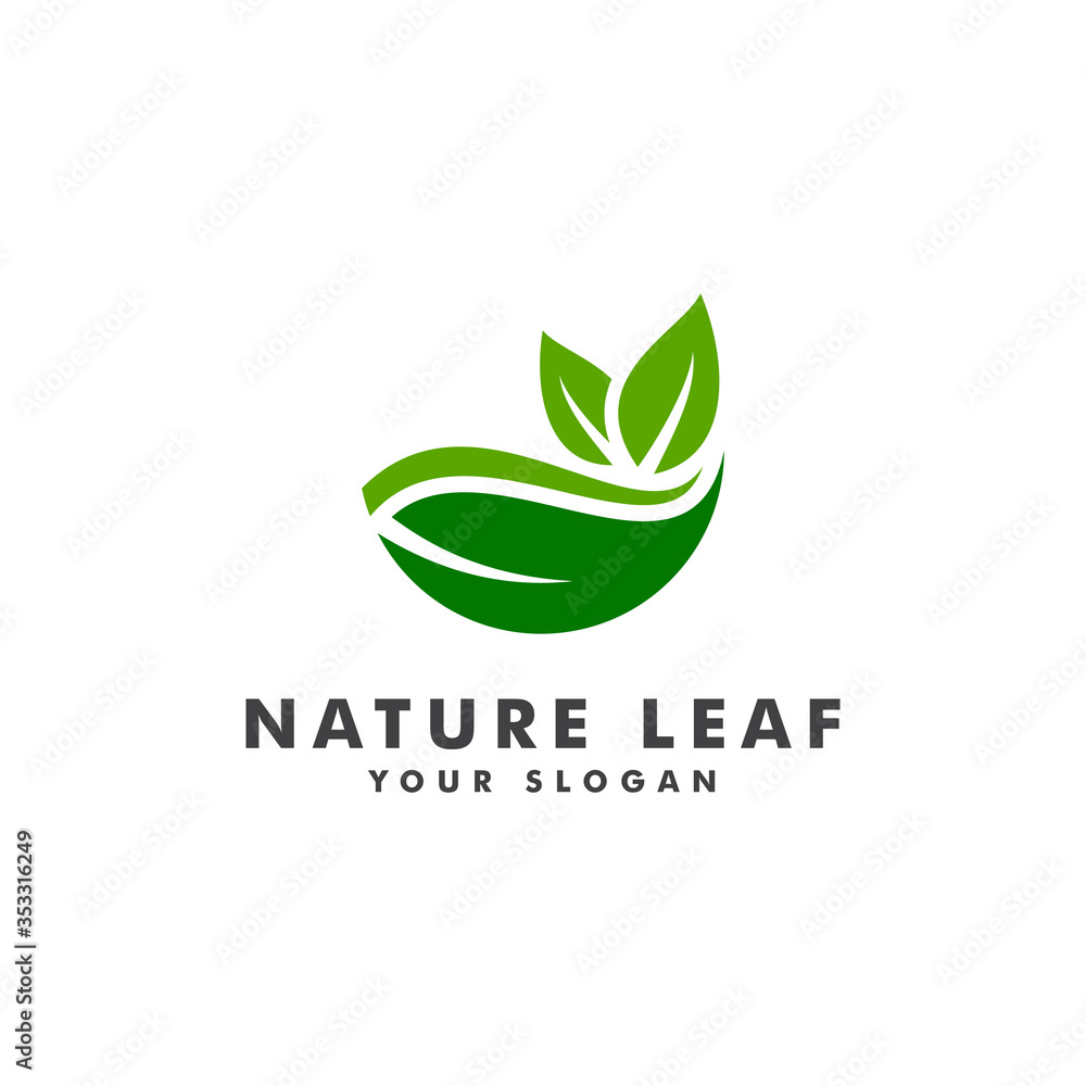 Green building logo template design vector Green building logo template design vector
