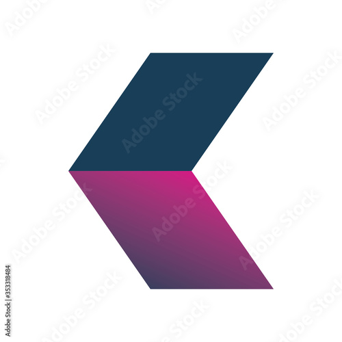 Free Download modern full color arrow shape logo design - GFXLoad