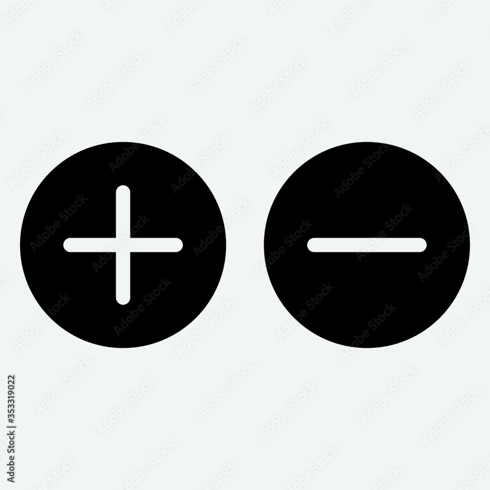 plus minus icon plus minus icon