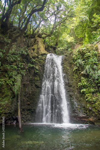 walk and discover the prego salto waterfall on the island of sao miguel  azores