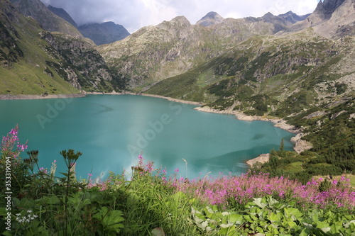 lago del barbellino a Bergamo photo