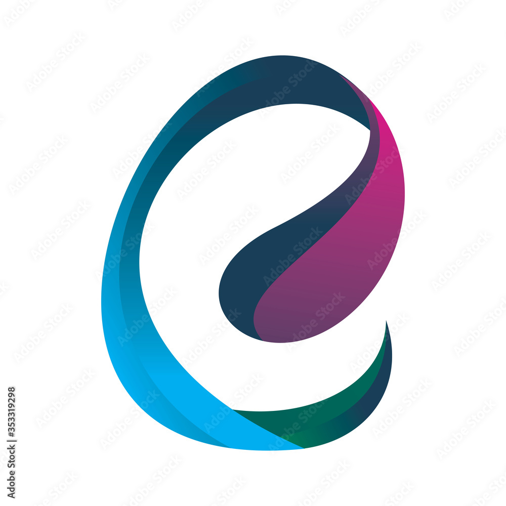 modern fluid full color letter c logo design modern fluid full color letter c logo design