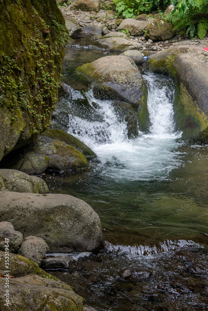 walk and discover the prego salto waterfall on the island of sao miguel, azores