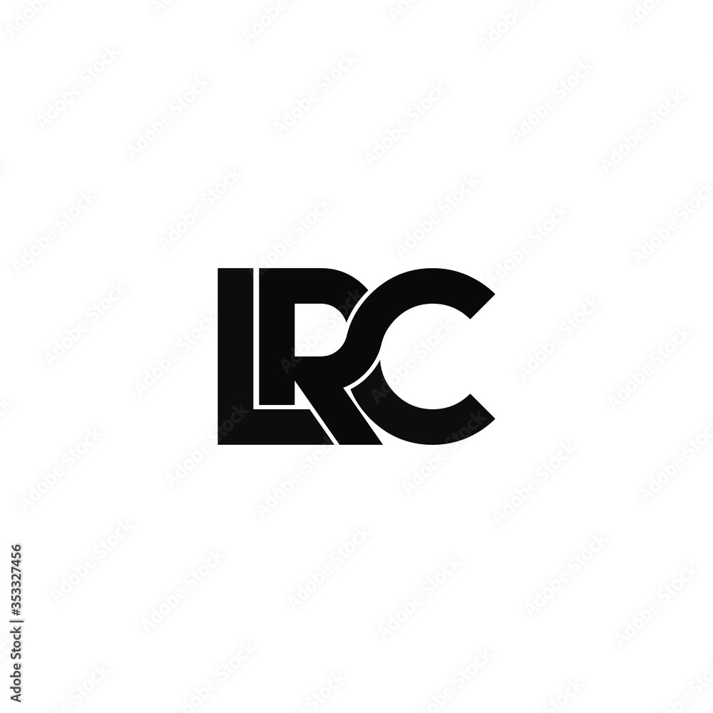 lrc letter original monogram logo design lrc letter original monogram logo design