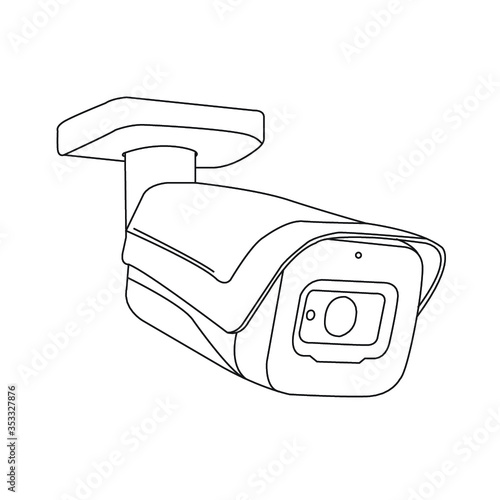 Illustration of a digital camera
