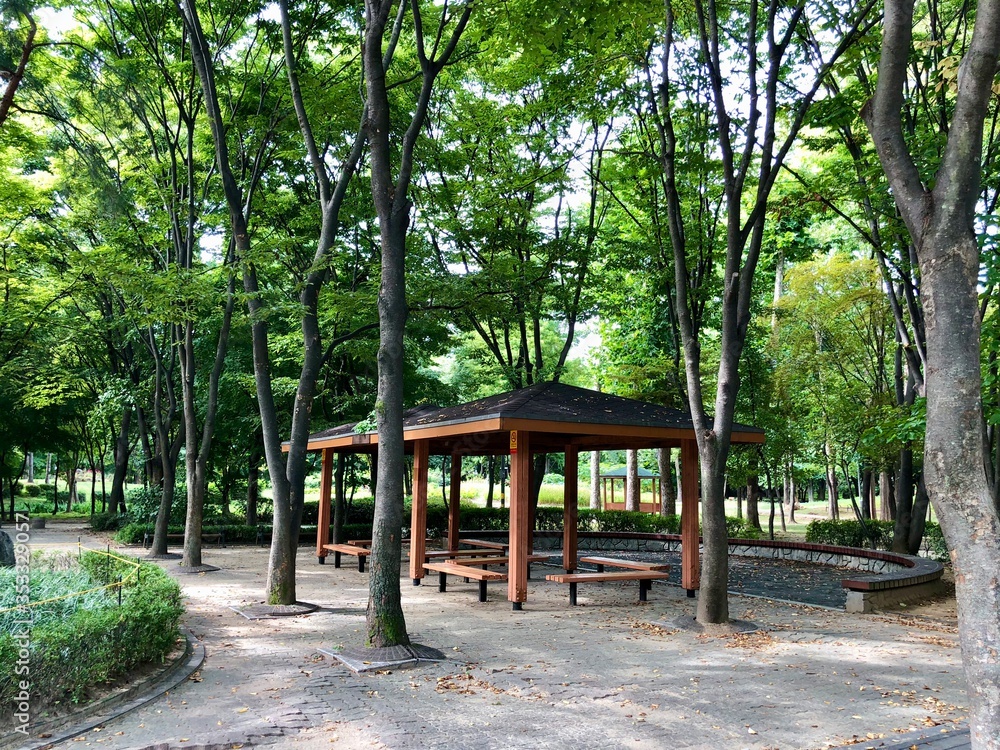 gazebo in the park